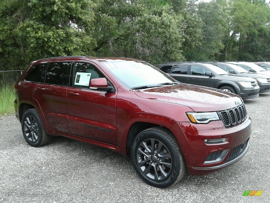 2018 Grand Cherokee High Altitude 4x4 - Velvet Red Pearl / Black photo #7