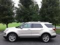 2017 White Gold Ford Explorer Limited  photo #1