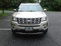 2017 White Gold Ford Explorer Limited  photo #3