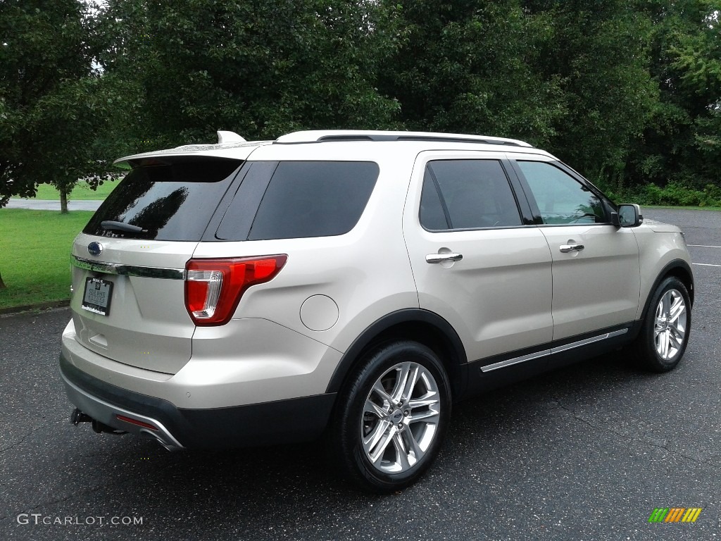 2017 Explorer Limited - White Gold / Medium Light Camel photo #6