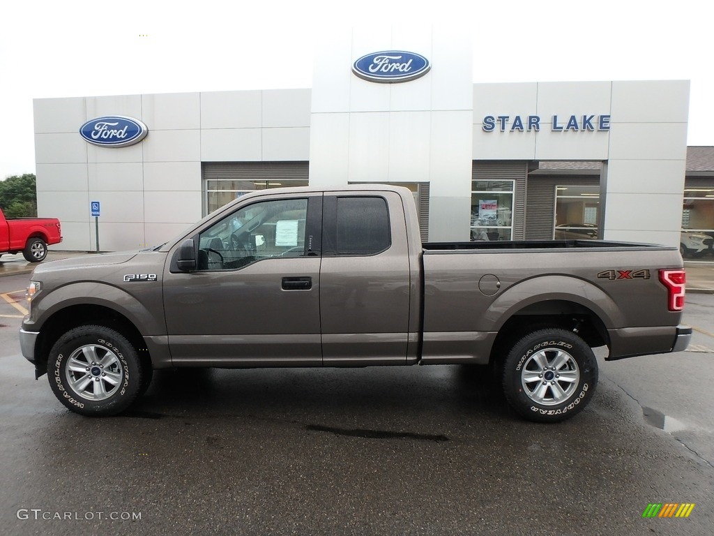 2018 F150 XLT SuperCab 4x4 - Stone Gray / Earth Gray photo #9