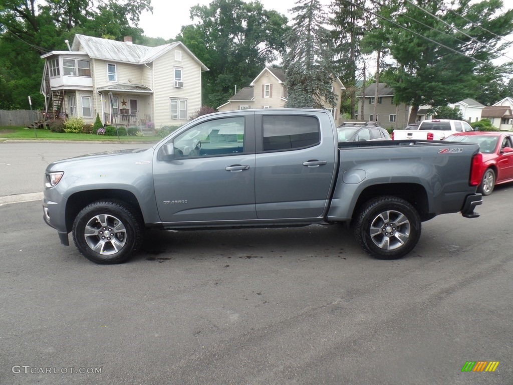 Satin Steel Metallic 2018 Chevrolet Colorado Z71 Crew Cab 4x4 Exterior Photo #128589703