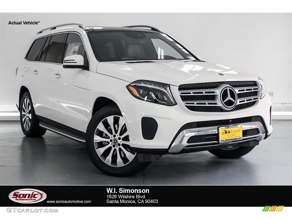 2018 GLS 450 4Matic - Polar White / Ginger Beige/Black photo #1