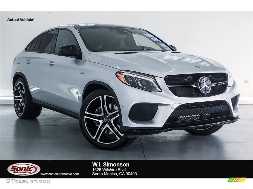 2018 GLE 43 AMG 4Matic Coupe - Iridium Silver Metallic / Black photo #1