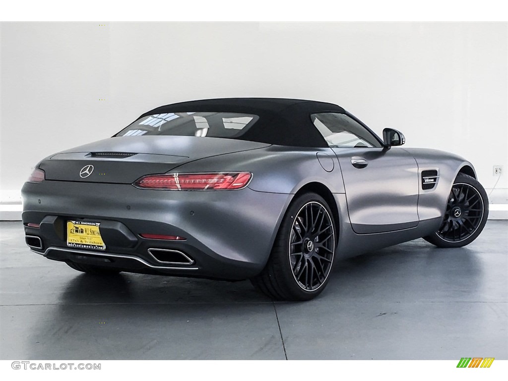 2018 AMG GT Roadster - designo Selenite Grey Magno (Matte) / Auburn Brown photo #15