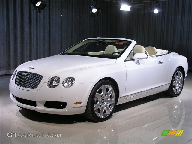 2008 Continental GTC Mulliner - Glacier White / Magnolia/Beluga photo #1