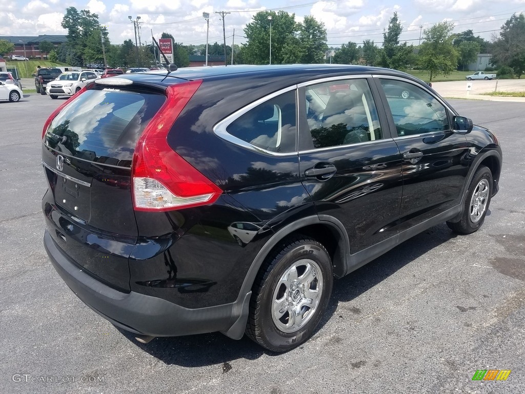 2012 CR-V LX - Crystal Black Pearl / Black photo #8