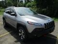 2014 Billet Silver Metallic Jeep Cherokee Trailhawk 4x4  photo #17