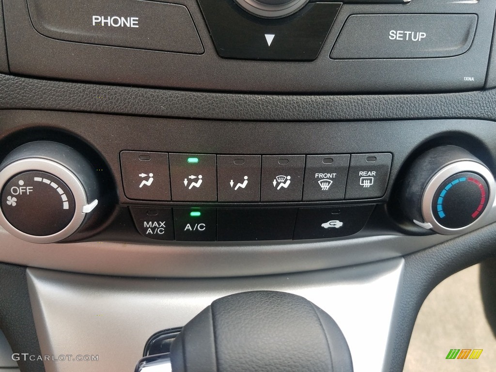 2012 CR-V LX - Crystal Black Pearl / Black photo #29