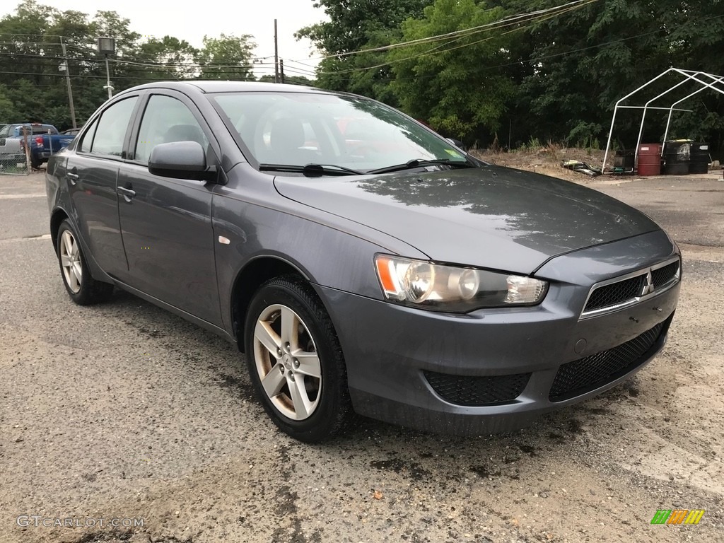 2009 Lancer ES - Apex Silver Metallic / Black photo #2