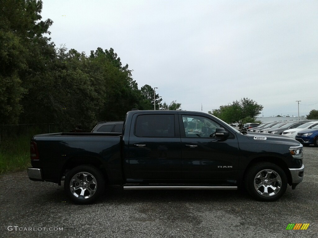 2019 1500 Big Horn Crew Cab - Maximum Steel Metallic / Black/Diesel Gray photo #6