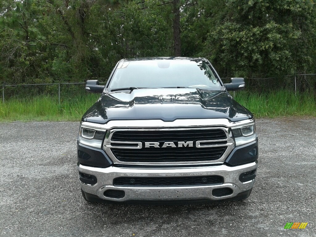 2019 1500 Big Horn Crew Cab - Maximum Steel Metallic / Black/Diesel Gray photo #8