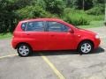 2008 Sport Red Metallic Chevrolet Aveo Aveo5 LS  photo #2