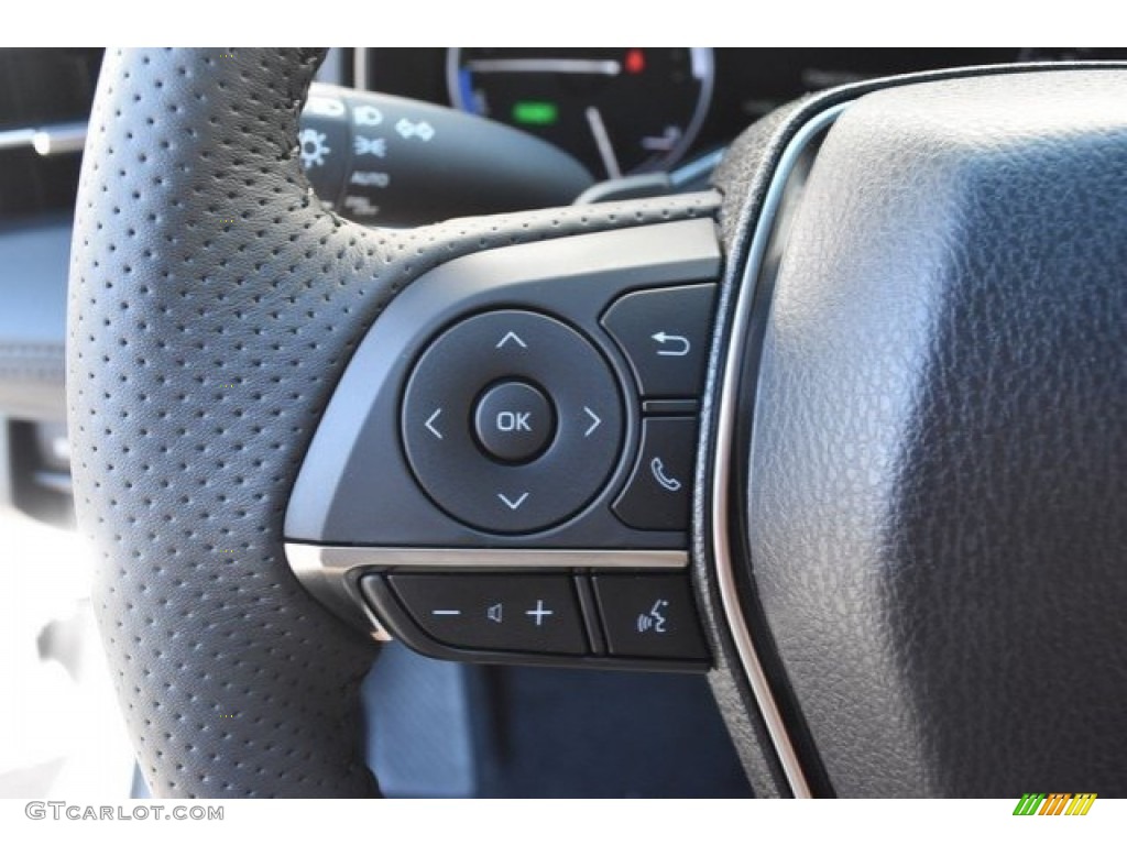 2019 Toyota Avalon Hybrid XSE Black Steering Wheel Photo #128598064