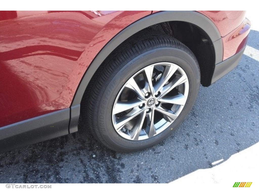 2018 RAV4 Limited AWD - Ruby Flare Pearl / Black photo #34