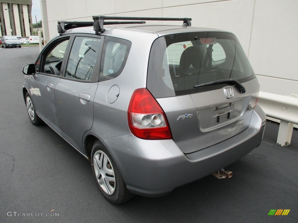2008 Fit Hatchback - Storm Silver Metallic / Black/Grey photo #3