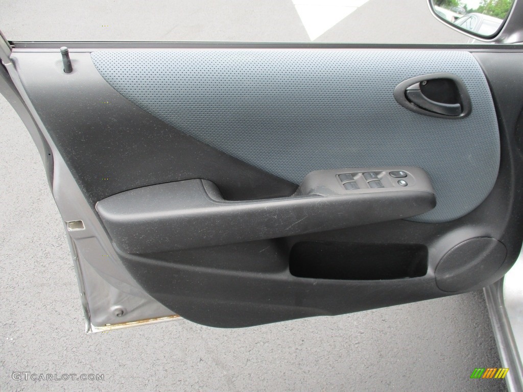 2008 Fit Hatchback - Storm Silver Metallic / Black/Grey photo #9