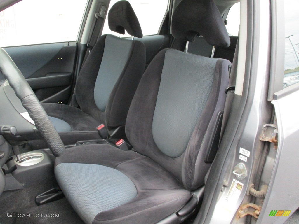 2008 Fit Hatchback - Storm Silver Metallic / Black/Grey photo #10