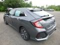 Modern Steel Metallic - Civic LX Hatchback Photo No. 3