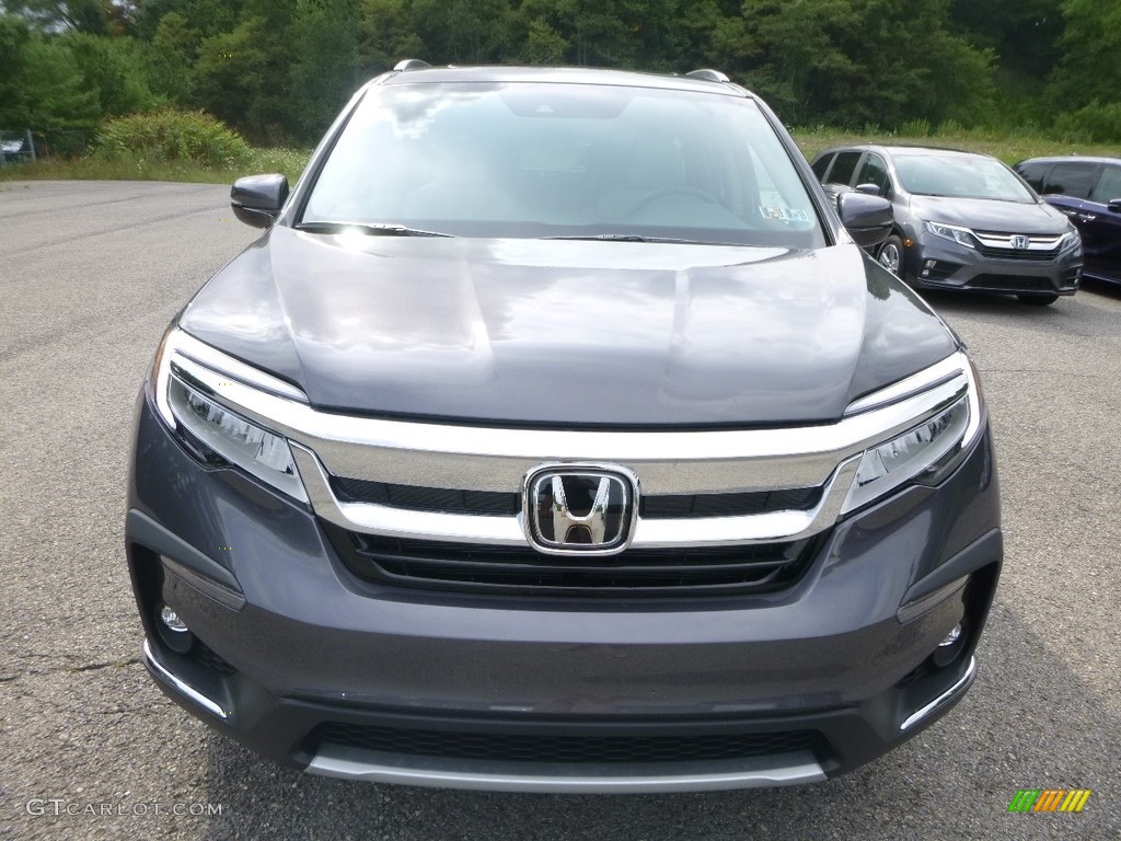 Modern Steel Metallic 2019 Honda Pilot Touring AWD Exterior Photo #128605089