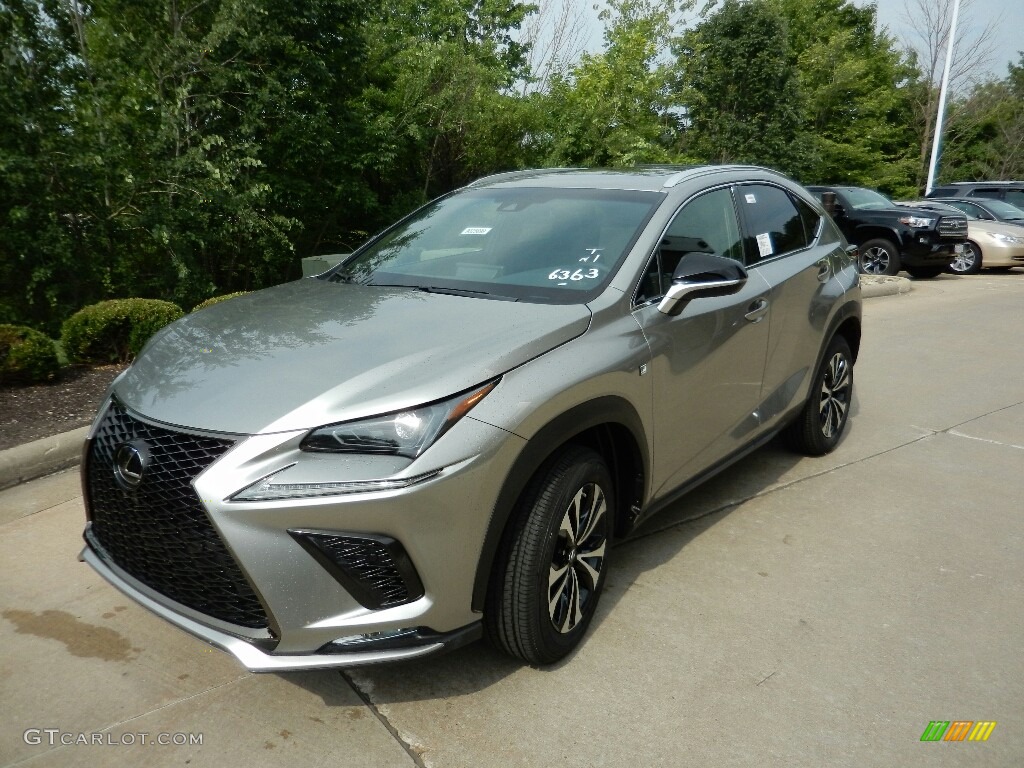 Sonic Titanium 2019 Lexus NX 300 F Sport AWD Exterior Photo #128607342