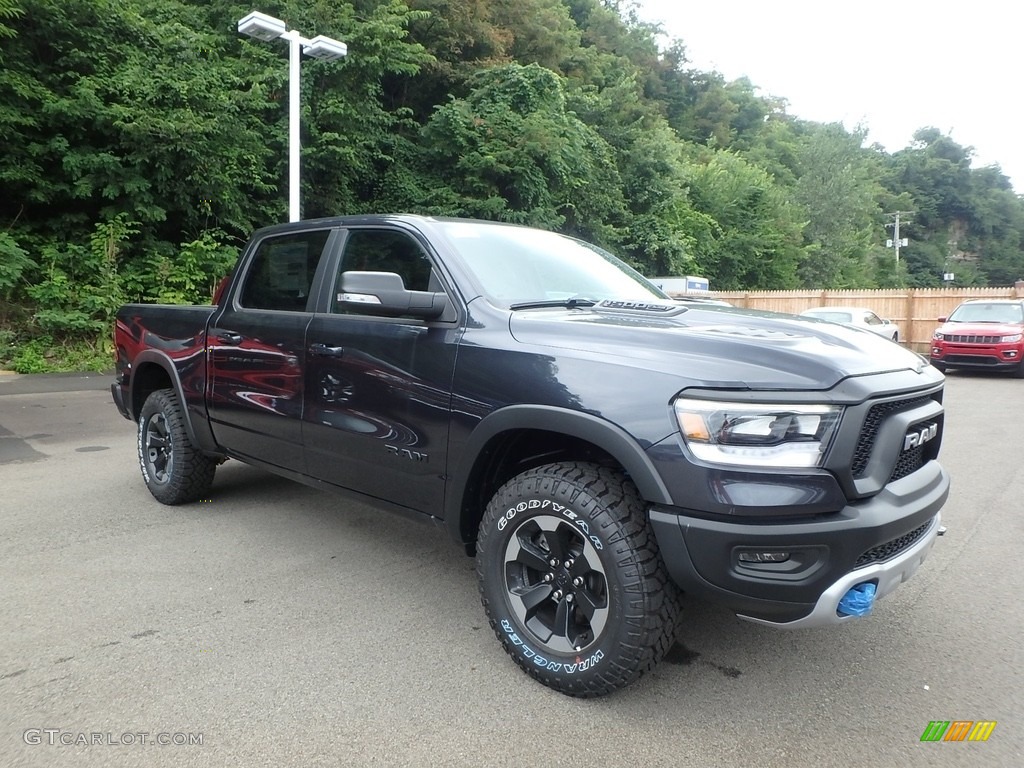 Maximum Steel Metallic 2019 Ram 1500 Rebel Crew Cab 4x4 Exterior Photo #128607801