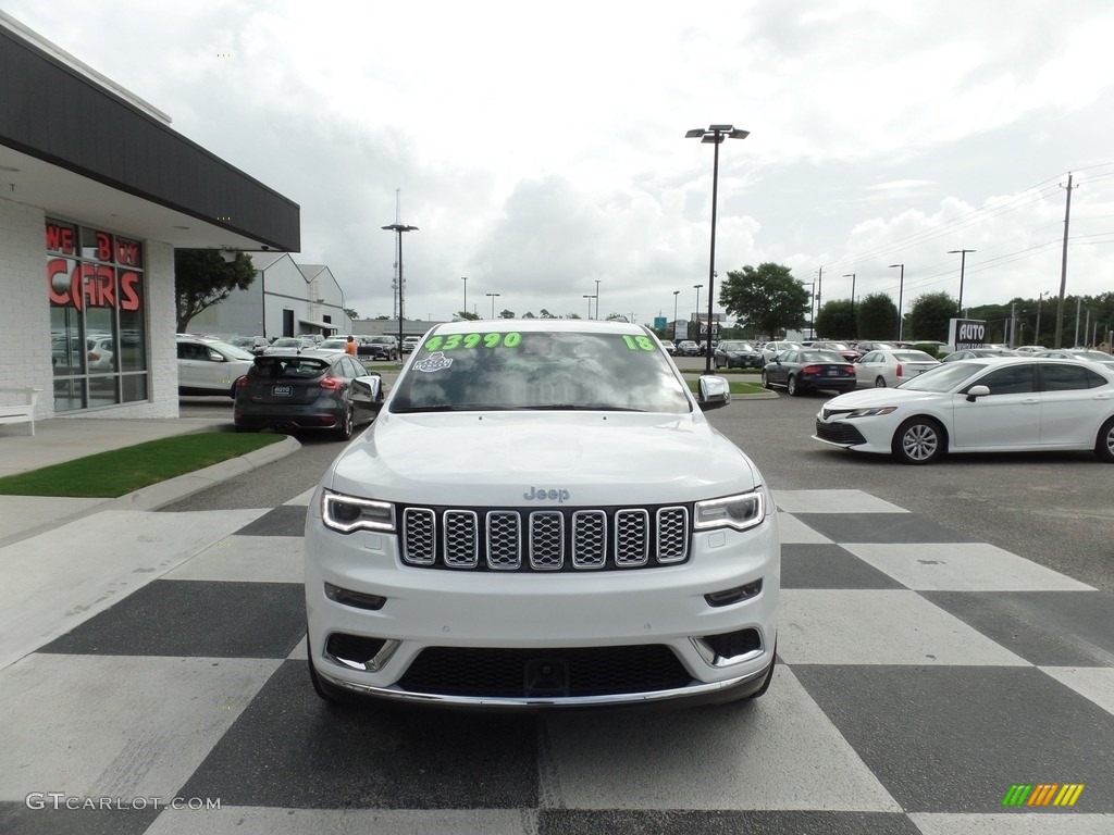 2018 Grand Cherokee Summit 4x4 - Ivory Tri-Coat / Black photo #2