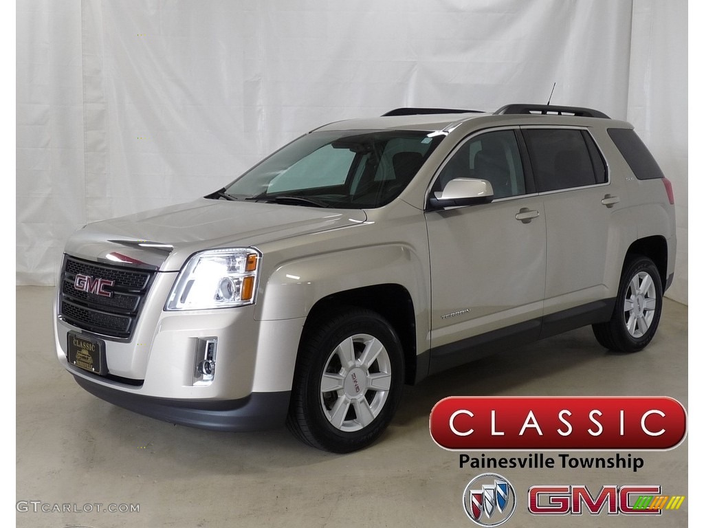 2012 Terrain SLE - Gold Mist Metallic / Jet Black photo #1