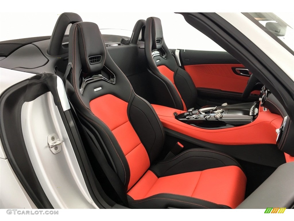 Red Pepper/Black Interior 2018 Mercedes-Benz AMG GT C Roadster Photo #128612403