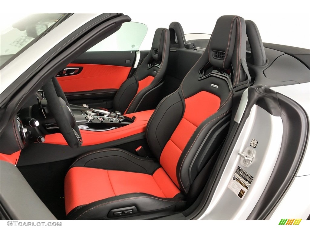 Red Pepper/Black Interior 2018 Mercedes-Benz AMG GT C Roadster Photo #128612574