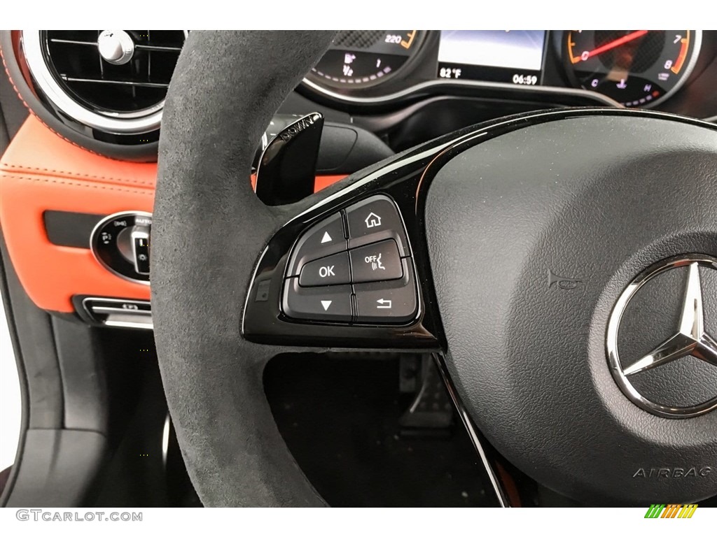 2018 Mercedes-Benz AMG GT C Roadster Red Pepper/Black Steering Wheel Photo #128612667