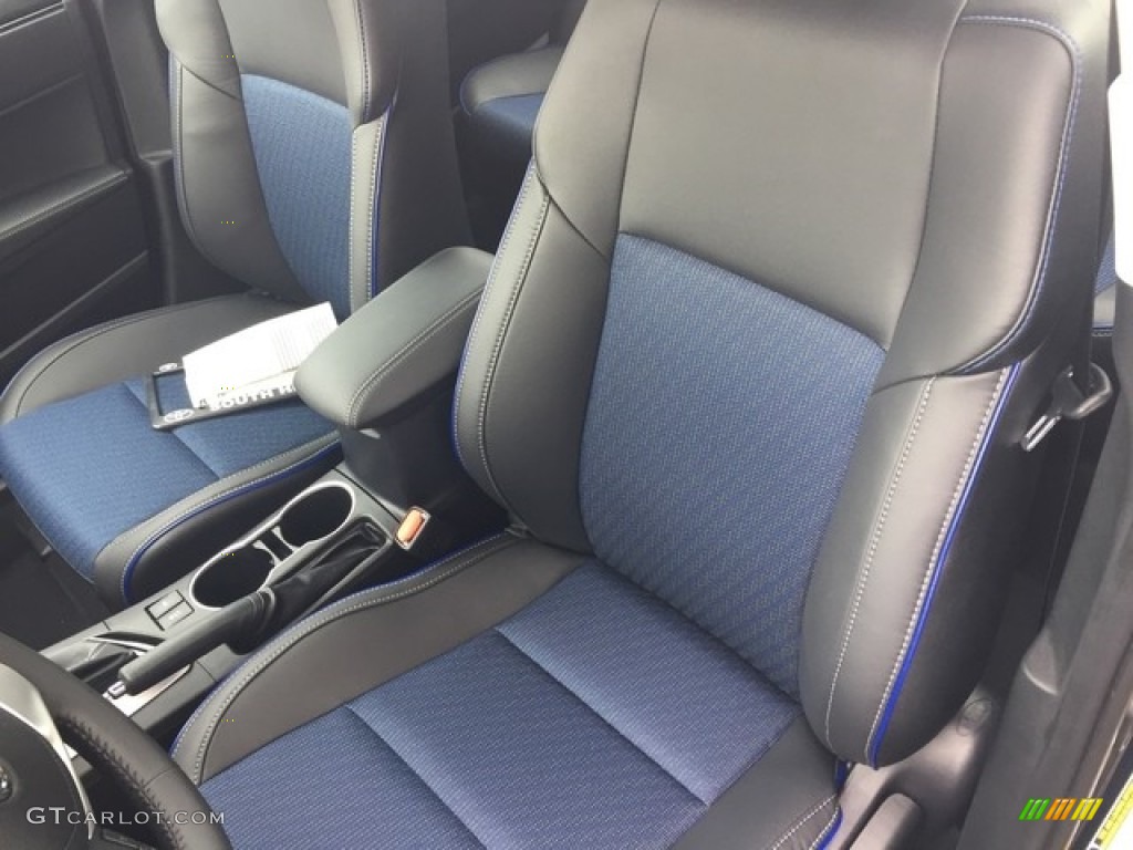 Vivid Blue Interior 2019 Toyota Corolla SE Photo #128614092