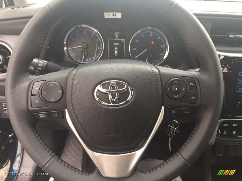 2019 Toyota Corolla SE Vivid Blue Steering Wheel Photo #128614143