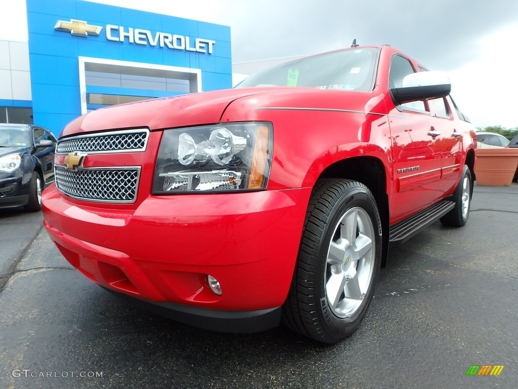 2012 Avalanche LS 4x4 - Victory Red / Ebony photo #2