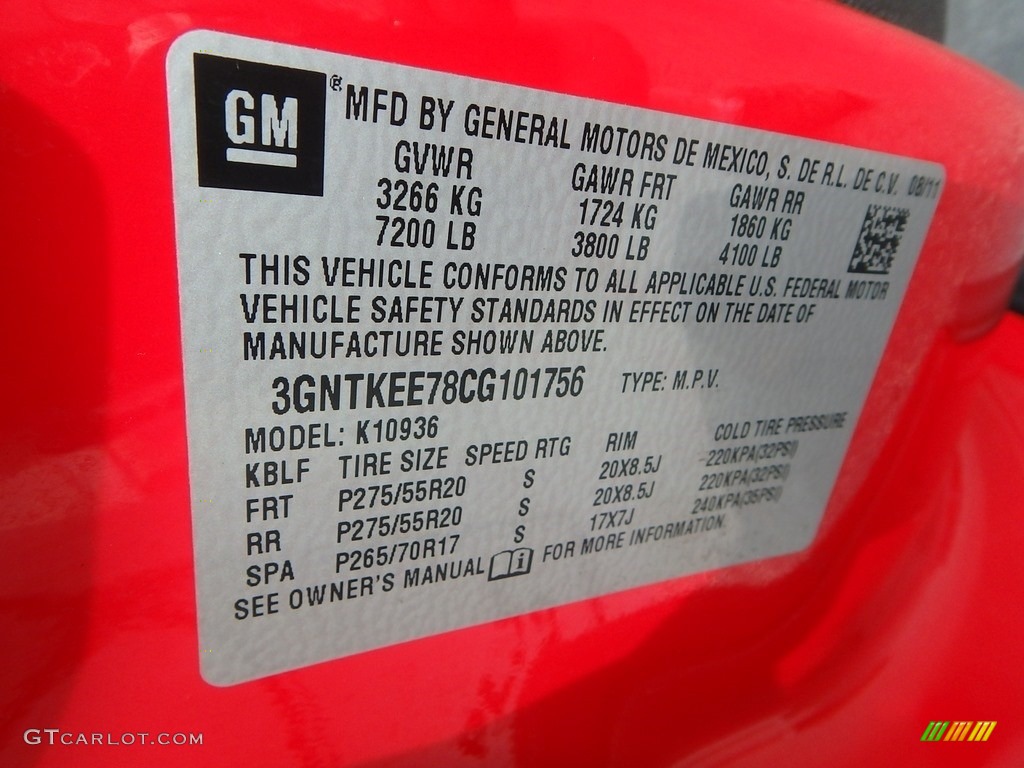 2012 Avalanche LS 4x4 - Victory Red / Ebony photo #29