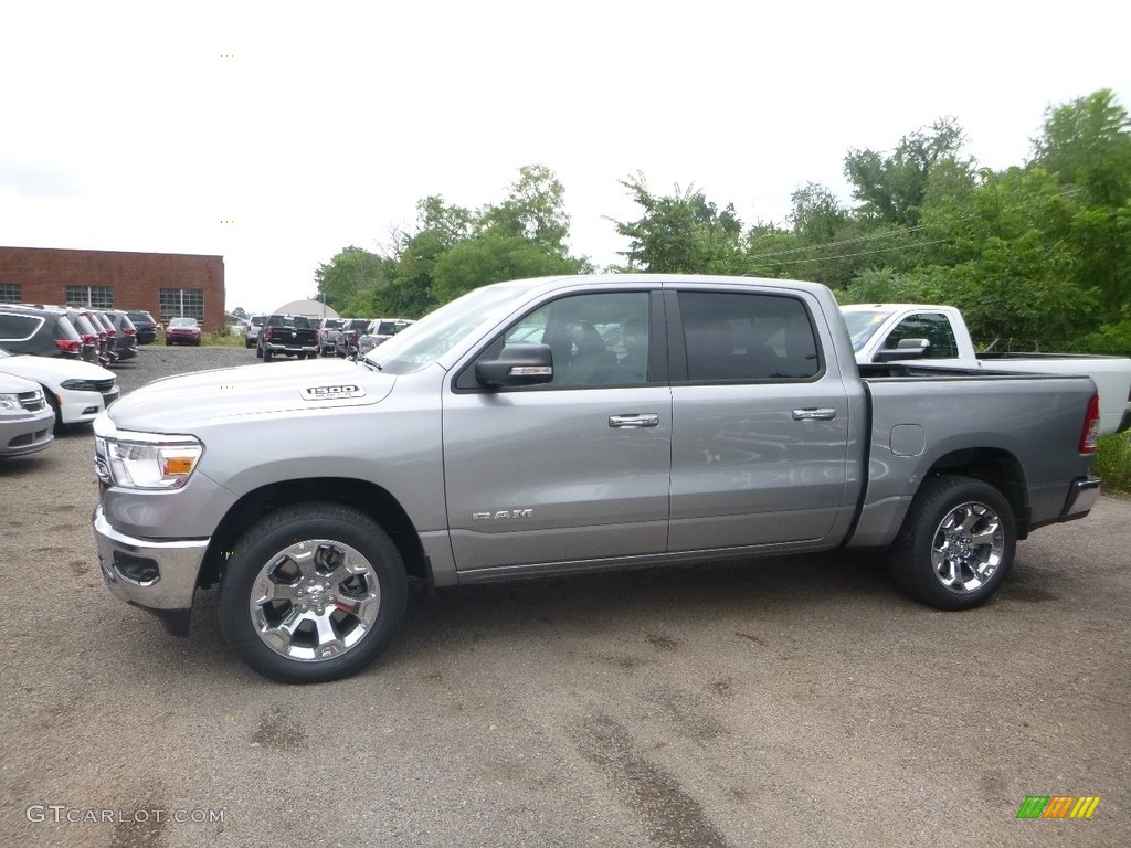 2019 1500 Big Horn Crew Cab 4x4 - Billett Silver Metallic / Black photo #2