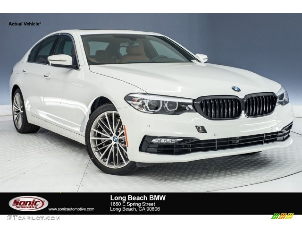 Alpine White BMW 5 Series