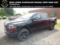2019 Diamond Black Crystal Pearl Ram 1500 Big Horn Crew Cab 4x4  photo #1