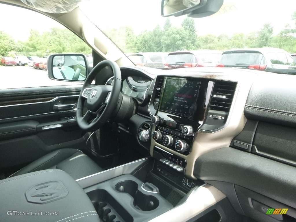 2019 1500 Laramie Crew Cab 4x4 - Maximum Steel Metallic / Black photo #10