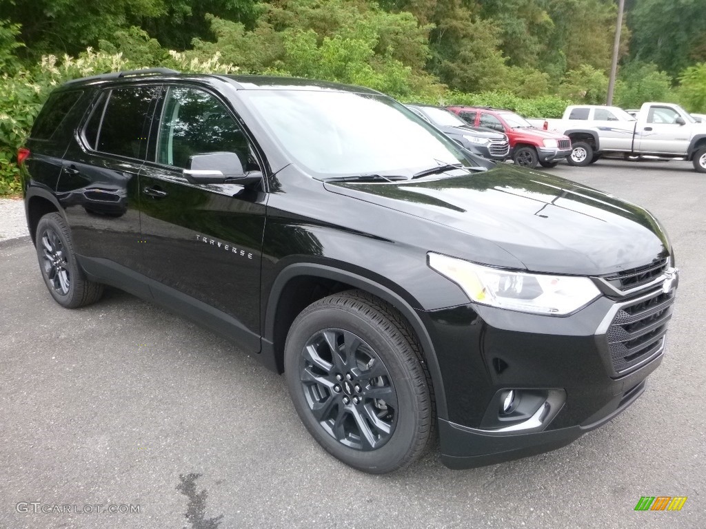 Mosaic Black Metallic 2019 Chevrolet Traverse RS AWD Exterior Photo #128618376