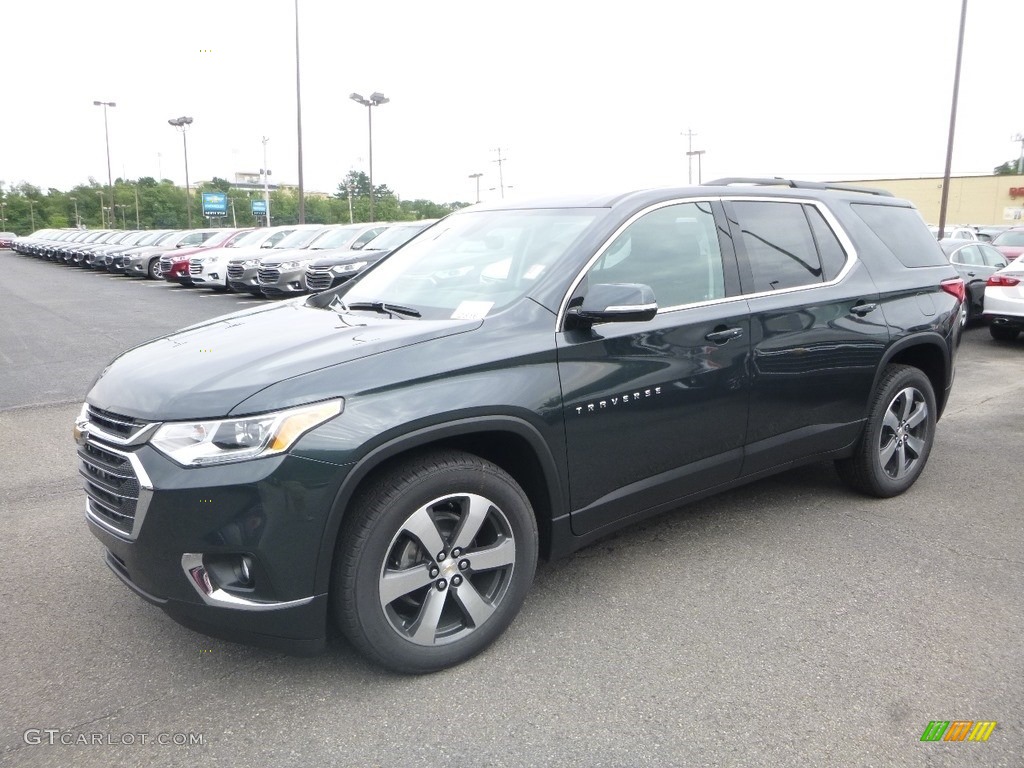 Graphite Metallic 2019 Chevrolet Traverse LT AWD Exterior Photo #128619756