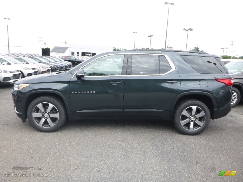 Graphite Metallic 2019 Chevrolet Traverse LT AWD Exterior Photo #128619783