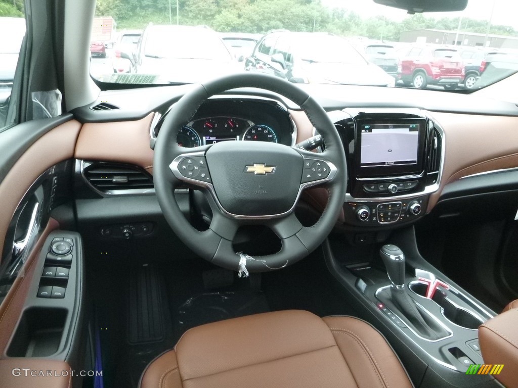 Jet Black/Loft Brown Interior 2019 Chevrolet Traverse High Country AWD Photo #128620308