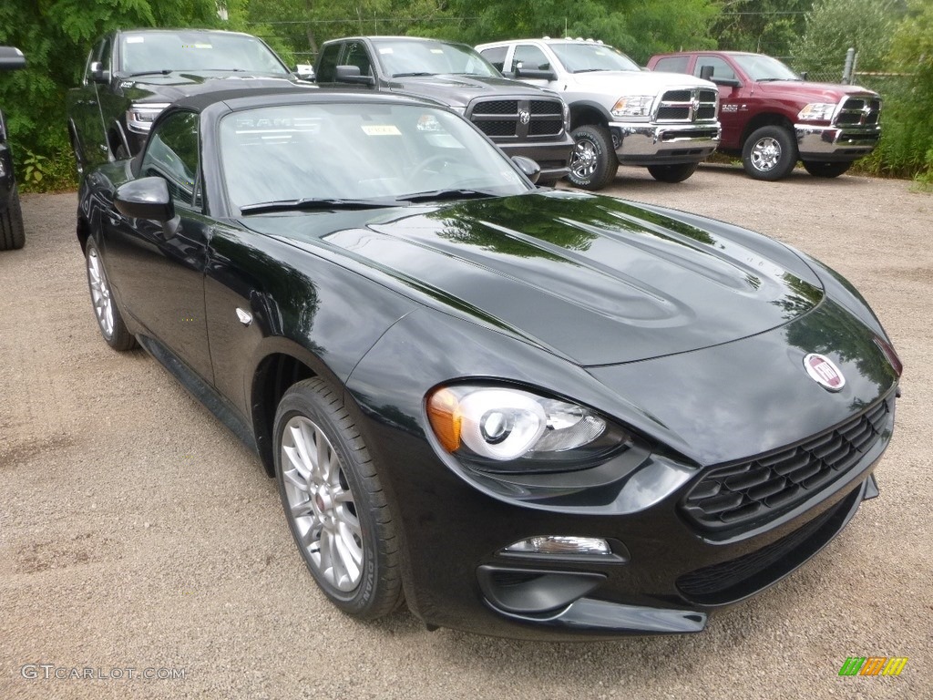 Black 2019 Fiat 124 Spider Classica Roadster Exterior Photo #128623221
