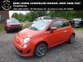 Luminosa Orange 2018 Fiat 500 Pop Cabrio