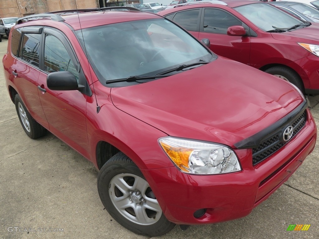 2008 RAV4 4WD - Barcelona Red Pearl / Ash photo #2