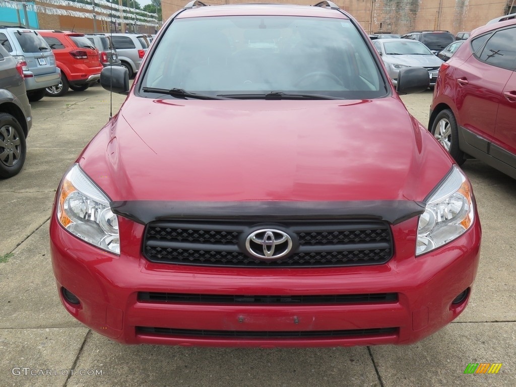 2008 RAV4 4WD - Barcelona Red Pearl / Ash photo #3