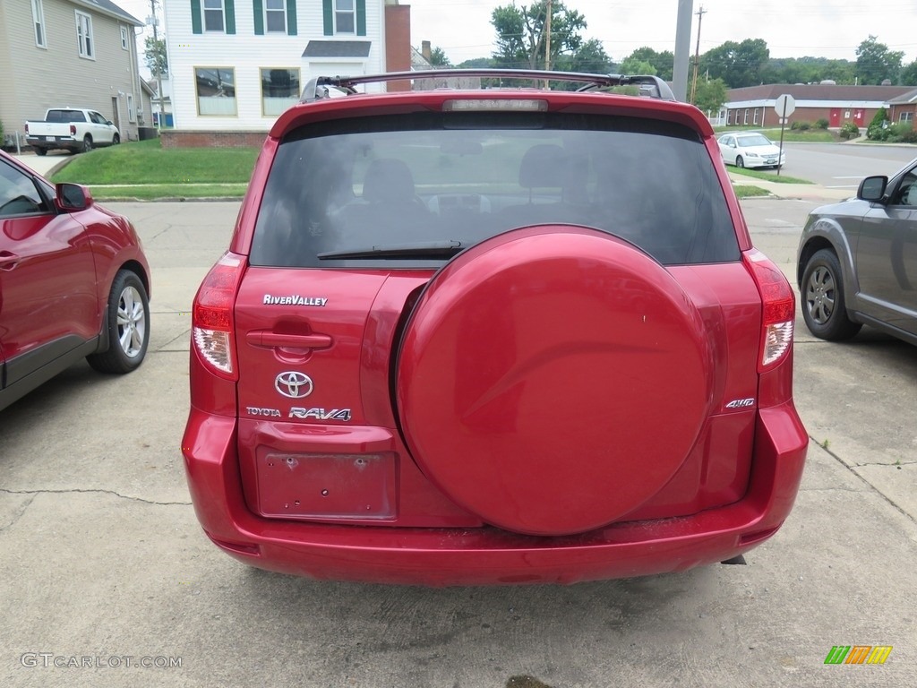2008 RAV4 4WD - Barcelona Red Pearl / Ash photo #6