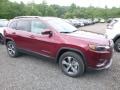 2019 Velvet Red Pearl Jeep Cherokee Limited 4x4  photo #7
