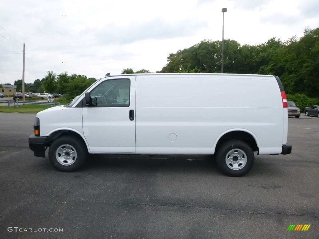 Summit White 2018 Chevrolet Express 2500 Cargo WT Exterior Photo #128625753